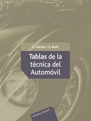 cover image of Tablas de la técnica del automóvil